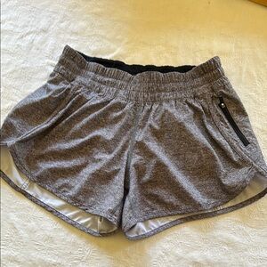 lululemon athletica Gray Women's Athletic Shorts with lining